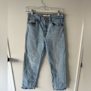 Levi's Sky Blue Women's Wedgie Straight Jeans